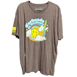 Grunt Style Vintage-Style Brown‎ Warheads Graphic Tee Oversized T-Shirt Sz 2XL